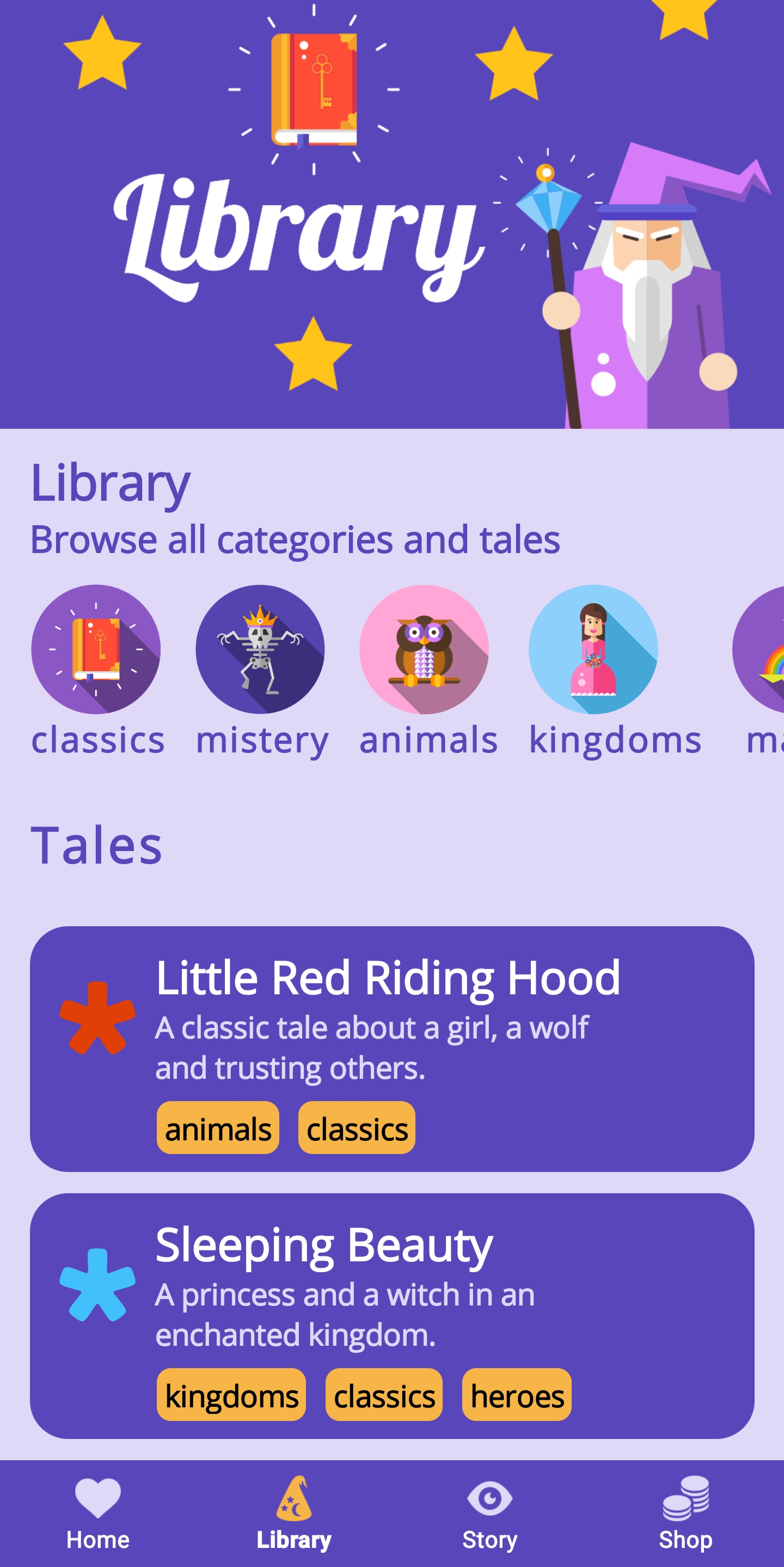 Tales Universe - Story Library